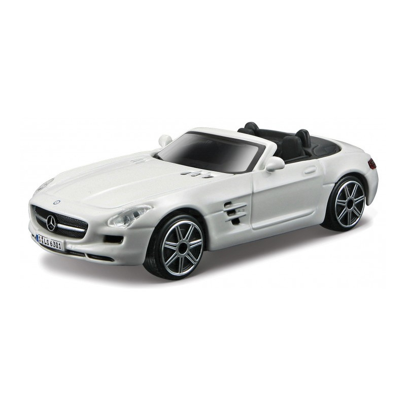 Speelgoedauto Mercedes-Benz SLS AMG wit 1:43-11 x 4 x 3 cm