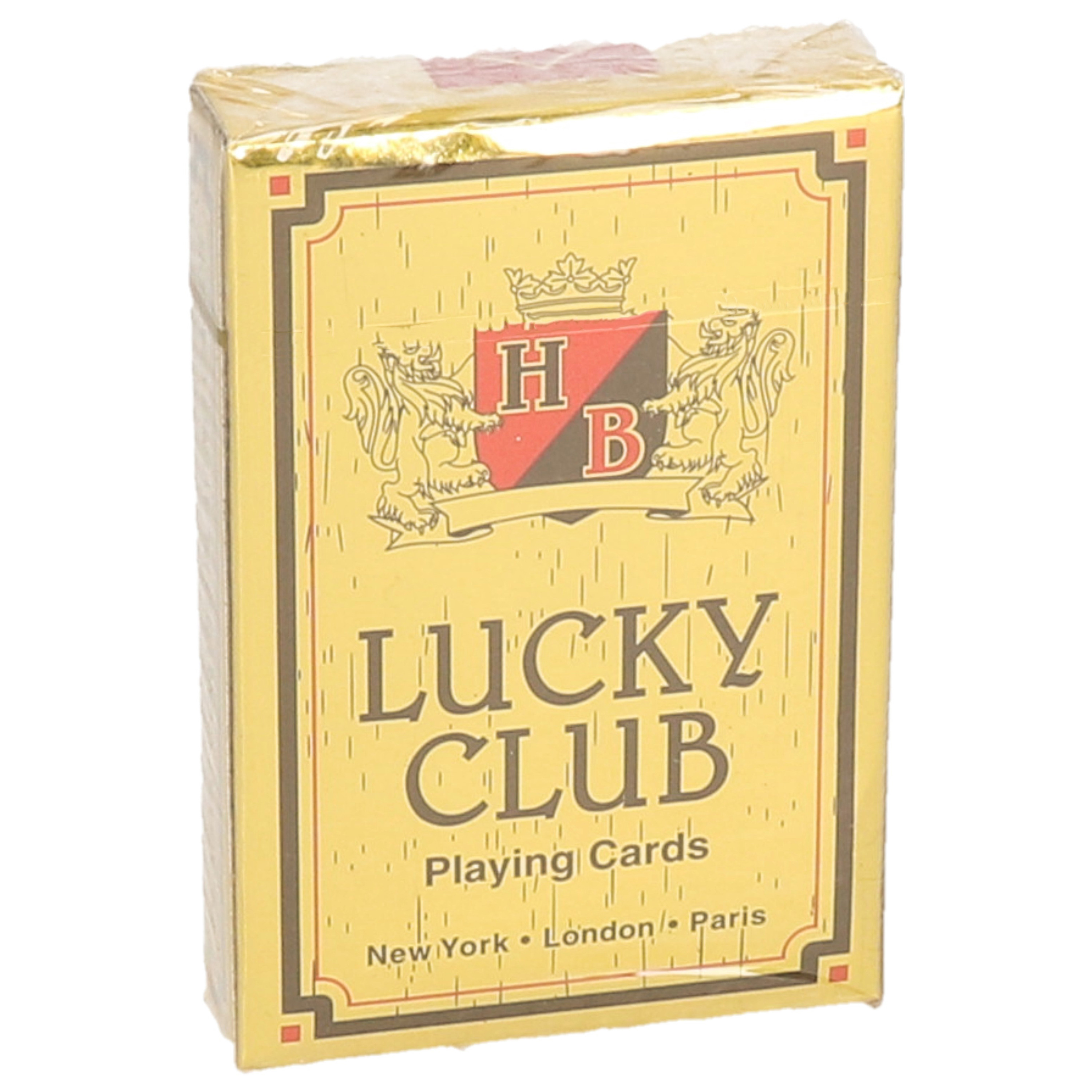 Speelkaarten lucky club rood kaartspellen pesten- pokeren