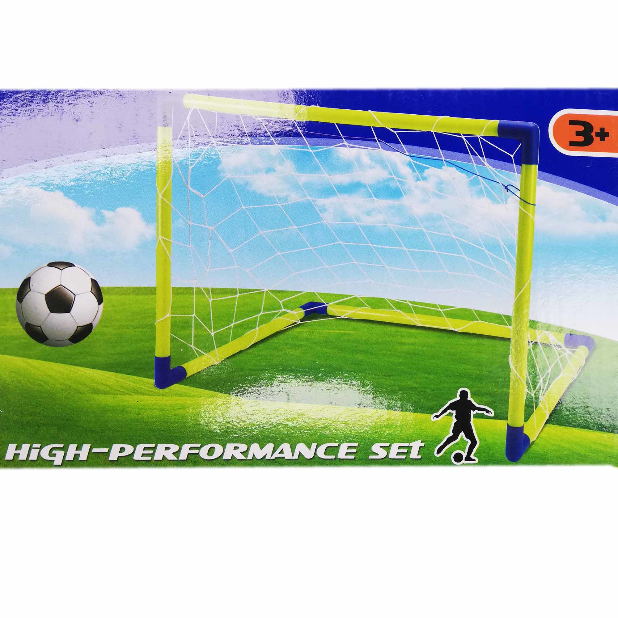 Sportief buiten spelen voetbaldoelen 1 stuks 80 x 60 x 40 cm