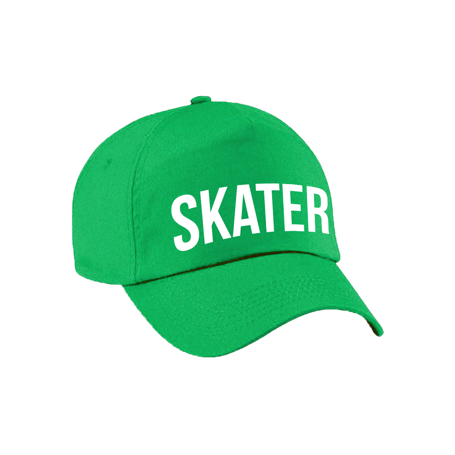 Stoere Skater pet groen voor meisjes en jongens