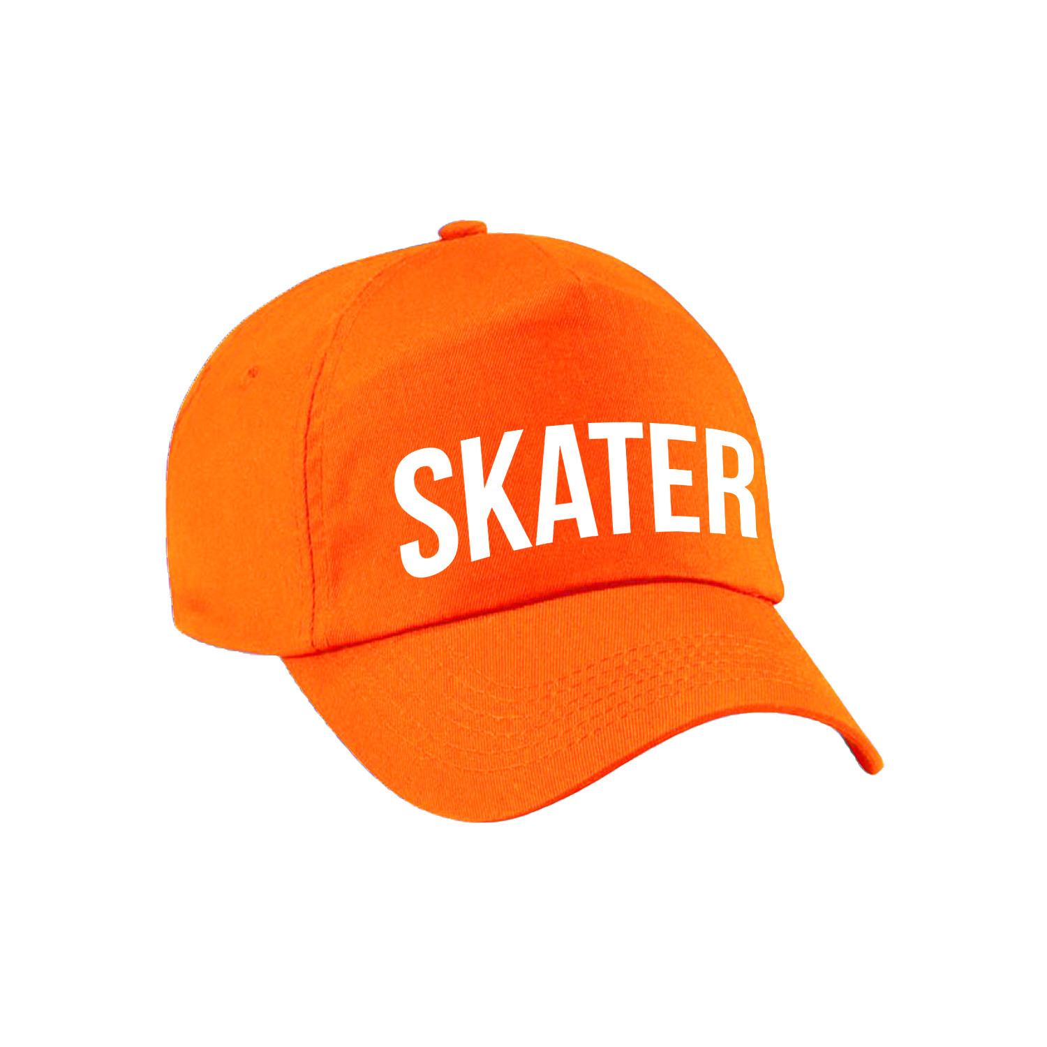 Stoere Skater pet oranje voor meisjes en jongens