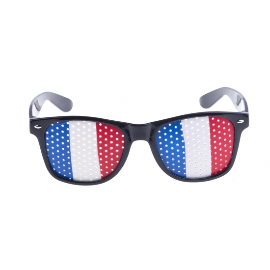 Verkleed bril met Franse vlag