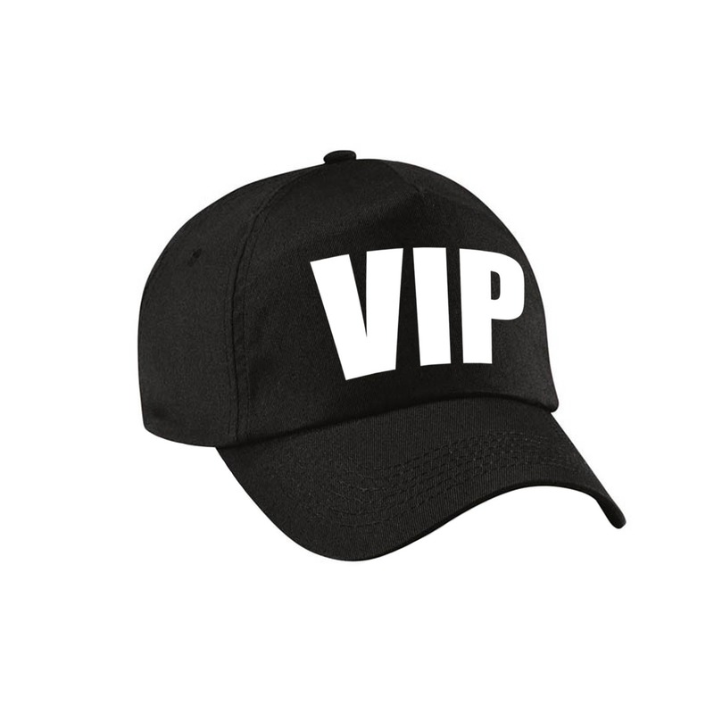 Verkleed VIP pet-cap zwart voor dames en heren