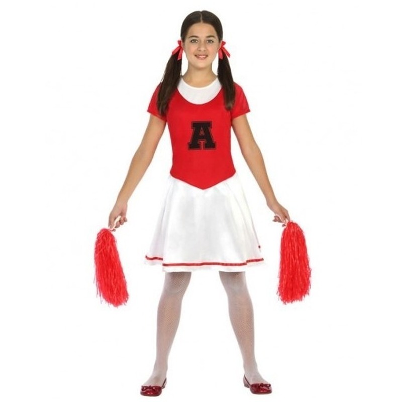 Voordelig cheerleader kostuum voor meisjes