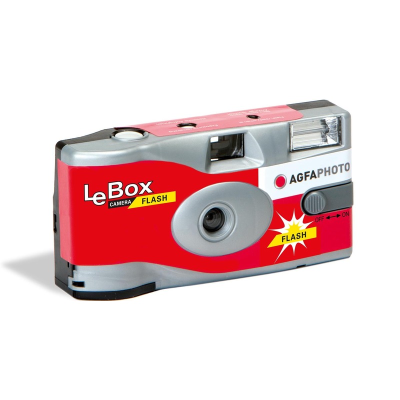 Wegwerp camera-fototoestel met flits voor 27 kleurenfotos