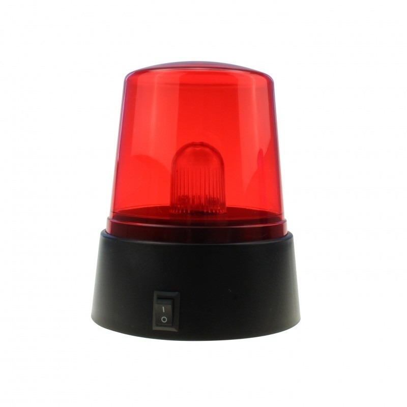 Zwaailamp met rood LEDlicht 11 cm
