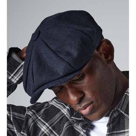 Bakerboy cap darkgrey for men L/XL