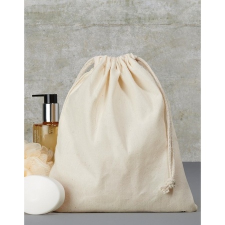Cotton gym bag with drawstring 25 x 30 cm