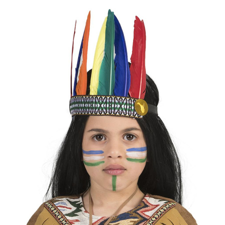 Speelgoed indianen wigwam tipi tent 130 cm inclusief indianentooi