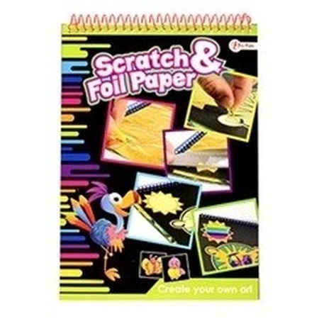 Scratchfoil scratchset with stickers with dodo on the front