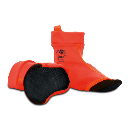Orange swim socks size 24-27