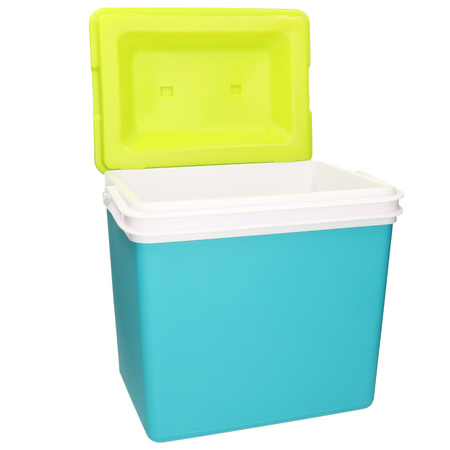 Eda Promotion cool box - 24 liters - plastic - blue - 36 x 27 x 40