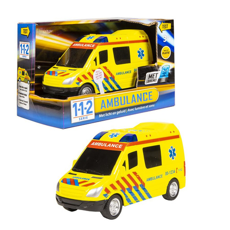 Speelgoed ambulance met licht en geluid