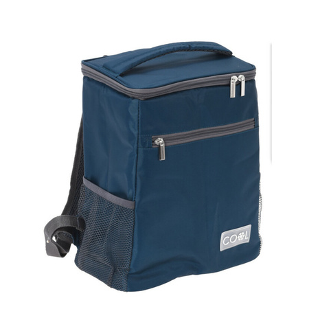 Cooling bag Backpack - 23 x 15 x 36 cm - 2 compartiments - blue