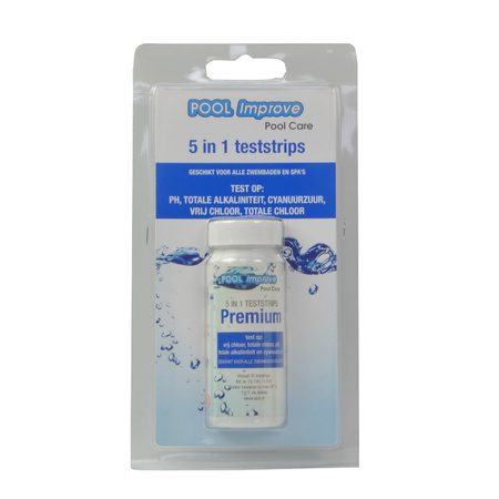 5 in 1 zwembad water teststrips